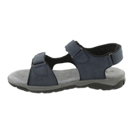 American Club XD03 / 20 sandales de sport noir bleu marine 2