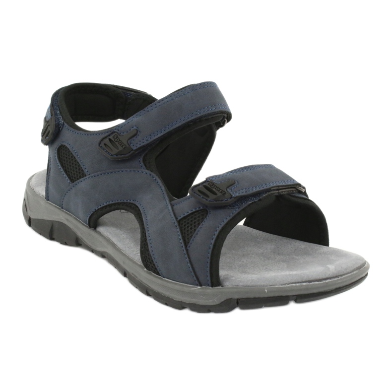American Club XD03 / 20 sandales de sport noir bleu marine 1
