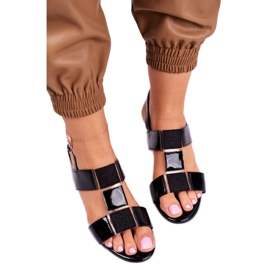 Sandales à talons bas Sergio Leone SK910 noir 2