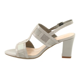 Sandales sur le poste de Sergio Leone SK814 cheville gris 2 Sandales sur le poste de Sergio Leone SK814 cheville gris 2