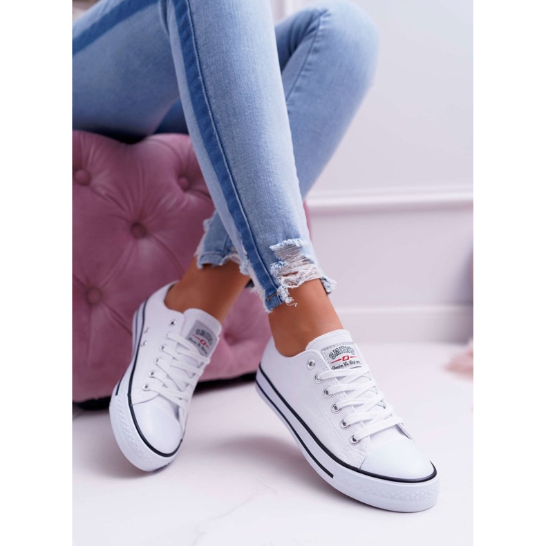 Baskets basses blanches pour femmes Smith's 2