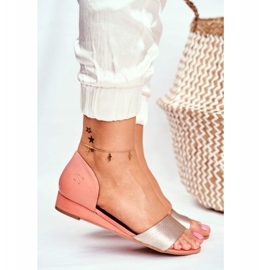 Sandales Femme Maciejka Cuir Pêche 1971 Nomara orange jaune 2