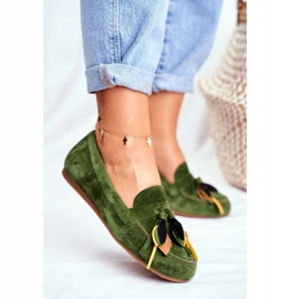 Mocassins Femme Maciejka Cuir Vert 04494-09 / 00-5 1