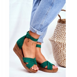 Sandales Femme Maciejka Cuir Daim Vert 04565-09 1