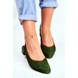 Escarpins Femme Cuir Slip-on Maciejka Miami Vert 04482-09 3