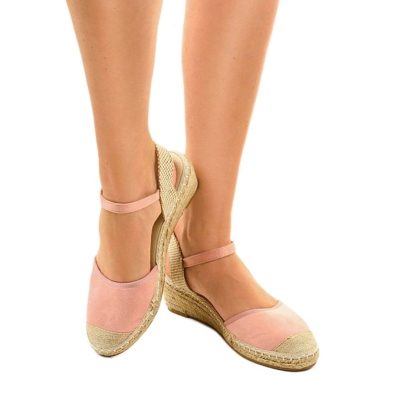 Espadrilles roses 3M85-20 1 Espadrilles roses 3M85-20 1