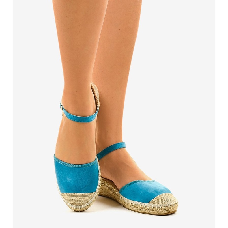 Espadrilles bleues 3M85-23 1
