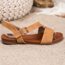 Kylie Sandales classiques brun 2