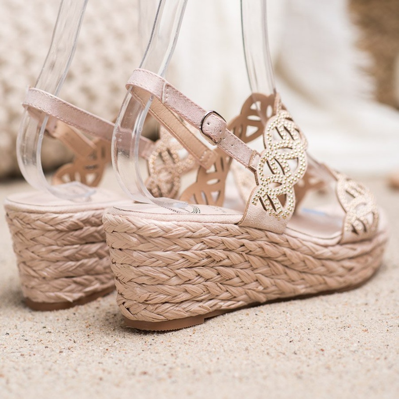 Aclys Sandales compensées brun 2