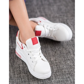 Lovery Espadrilles de coin blanc 1