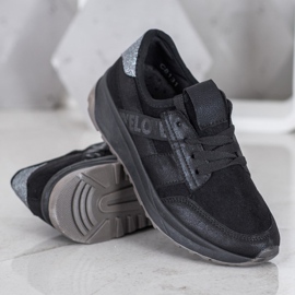 SHELOVET Chaussures de sport noires 1