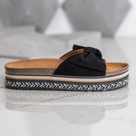 SHELOVET Pantoufles À La Mode Sur La Plateforme le noir 2