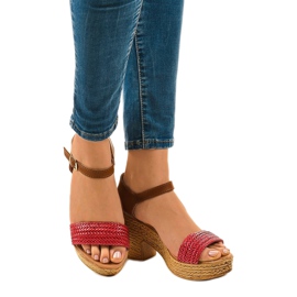 Sandales à talons rouges 150-614 1 Sandales à talons rouges 150-614 1