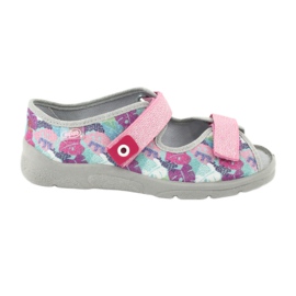 Chaussures pour enfants Befado 969Y149 rose gris 1 Chaussures pour enfants Befado 969Y149 rose gris 1