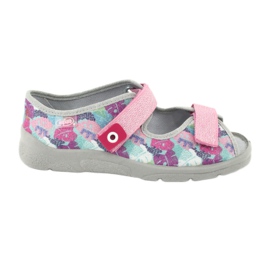 Chaussures pour enfants Befado 969Y149 rose gris 1