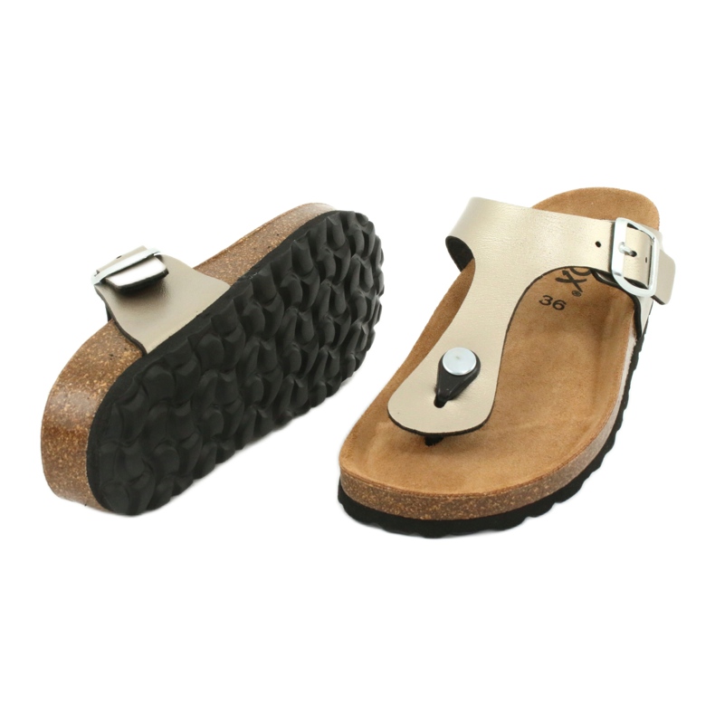 Chaussons médicaux BIOX Gerona or doré 3