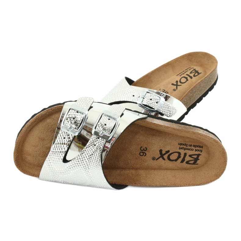 Chaussons FOOT-CONFORT BIOX CATTY gris 4