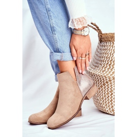 EVE Bottes Talon Plat Femme Printemps Kaki Viva beige 1 EVE Bottes Talon Plat Femme Printemps Kaki Viva beige 1