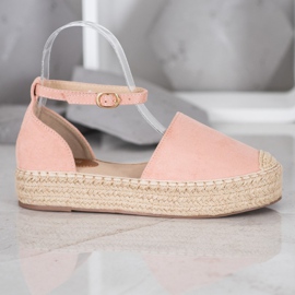SHELOVET Espadrilles Avec Boucle rose 2 SHELOVET Espadrilles Avec Boucle rose 2