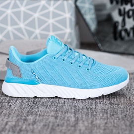 Ax Boxing Chaussures de sport légères ajourées bleu 2 Ax Boxing Chaussures de sport légères ajourées bleu 2