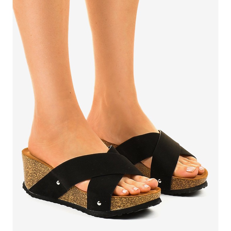 Chaussons GU53 noirs sur le coin 1