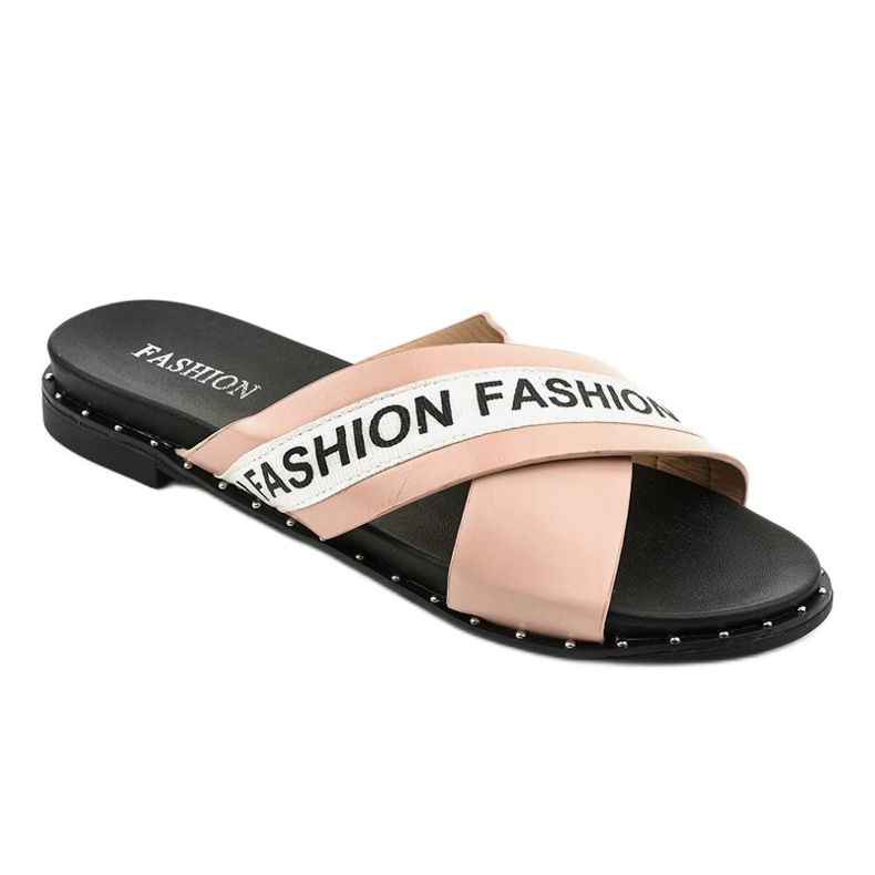 Chaussons roses mode 888-1 1 Chaussons roses mode 888-1 1