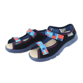 Chaussures enfant Befado 869X140 bleu marine 2