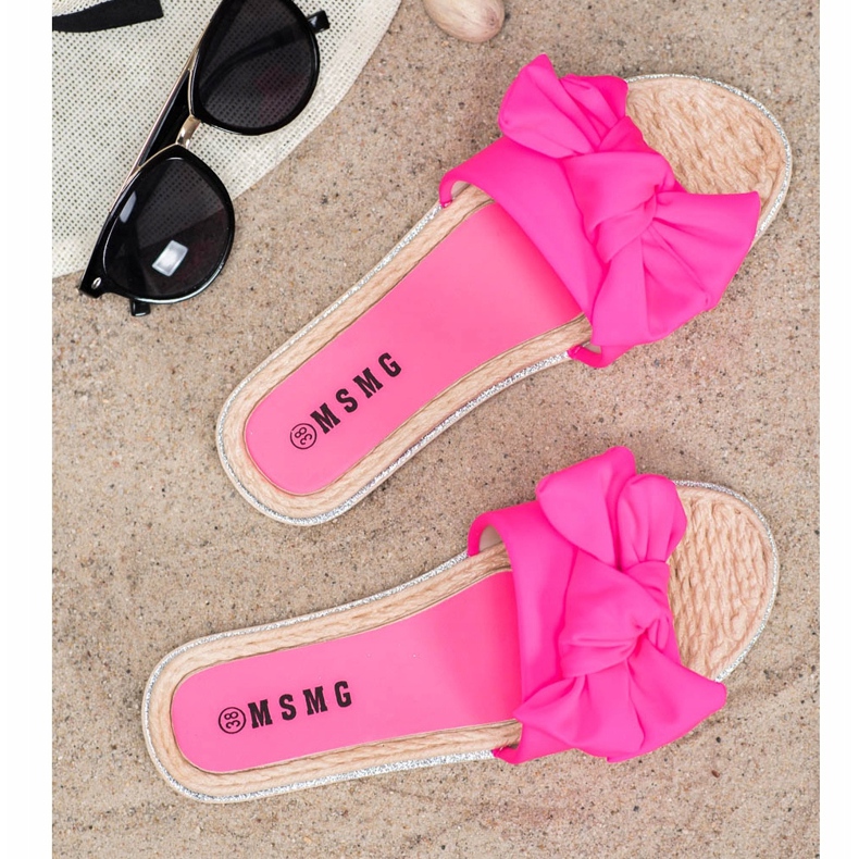 SHELOVET Pantoufles Roses Élégantes 2