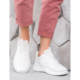 SHELOVET Baskets de sport blanc 1