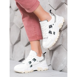 SHELOVET Baskets de sport blanches 1