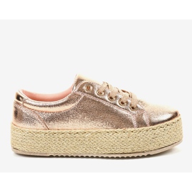 Espadrilles roses à lacets 6220 2