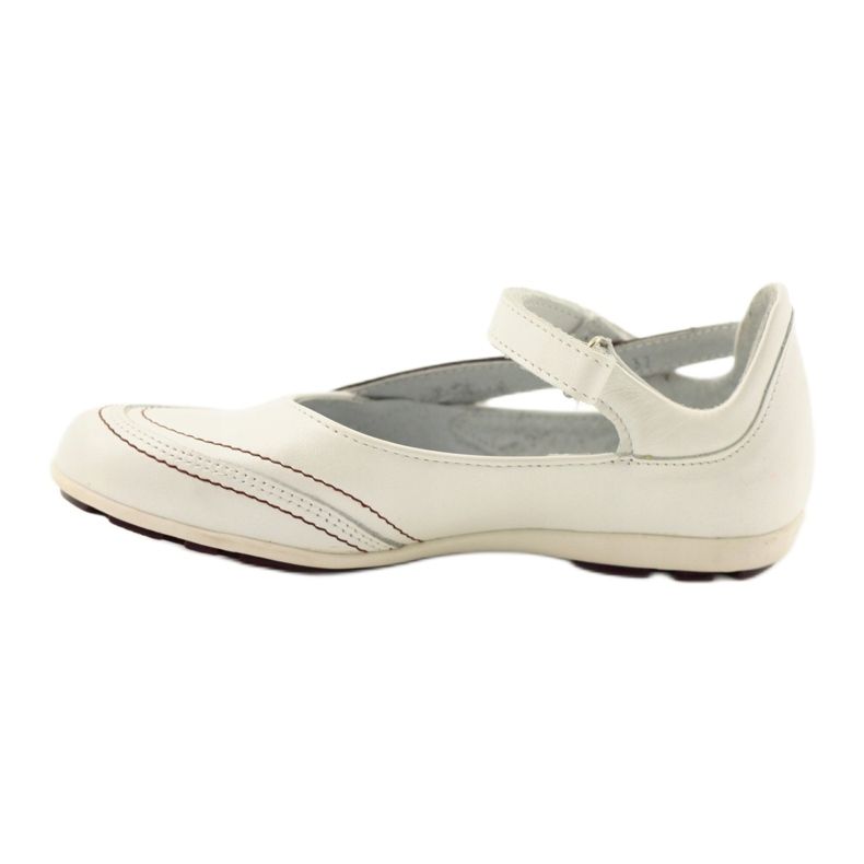 Ren But Ballerines en cuir Ren-But en solde blanche multicolore 3