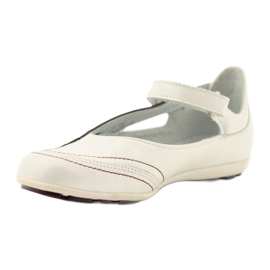 Ren But Ballerines en cuir Ren-But en solde blanche multicolore 2