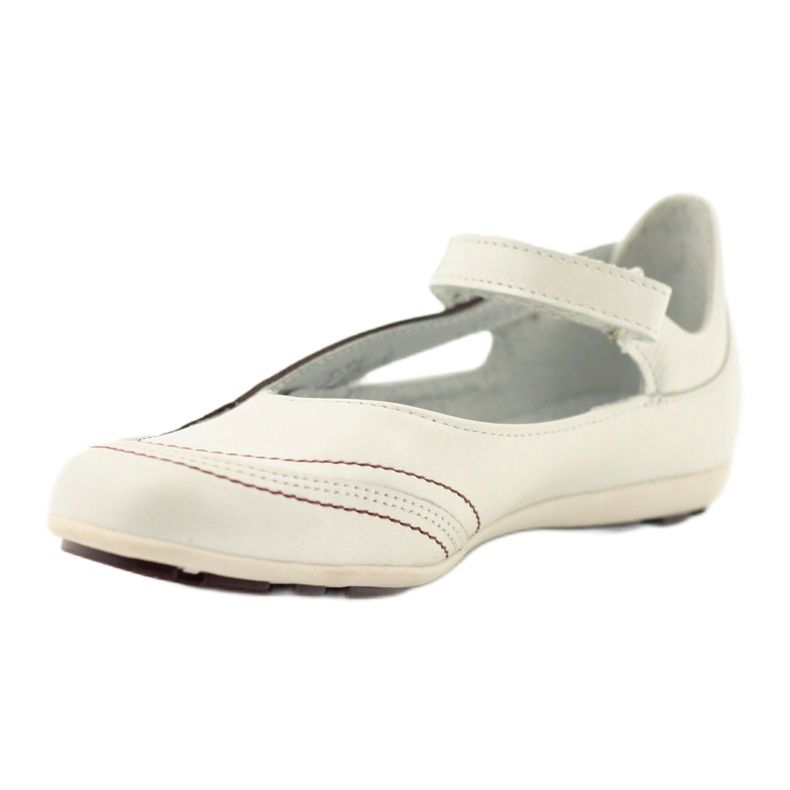 Ren But Ballerines en cuir Ren-But en solde blanc multicolore 2