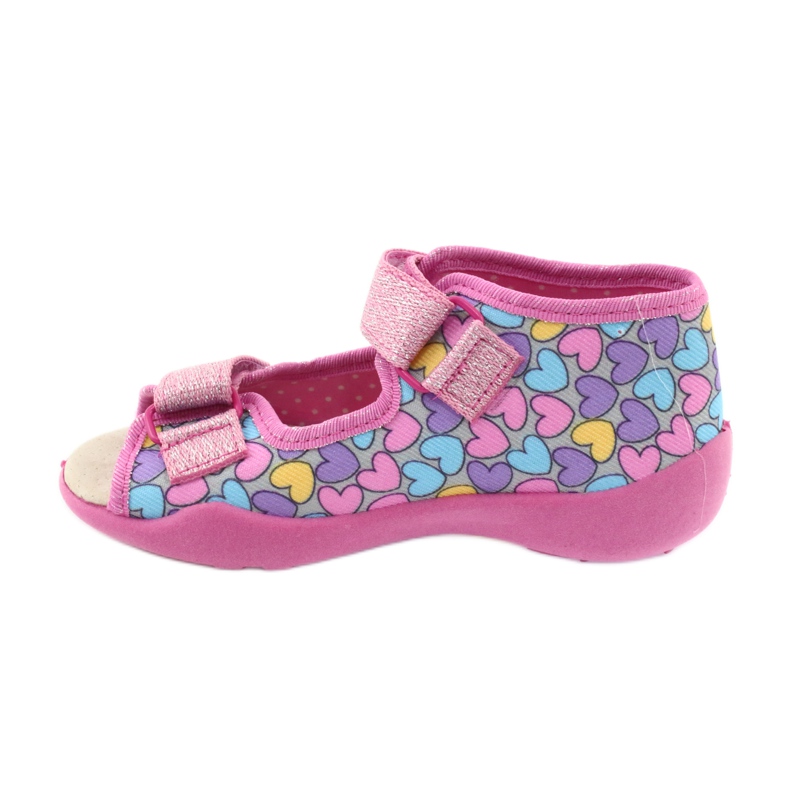 Chaussures enfant Befado jaune 342P014 rose 2