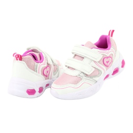 Evento Chaussures de sport lumineuses NEWS 20DZ55-1778 blanc rose gris 3