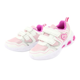 Evento Chaussures de sport lumineuses NEWS 20DZ55-1778 blanche rose gris 2