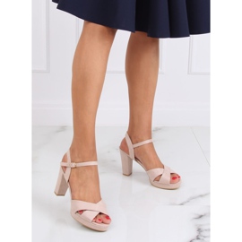 Sandales à talons beiges WD99P Beige 2 Sandales à talons beiges WD99P Beige 2