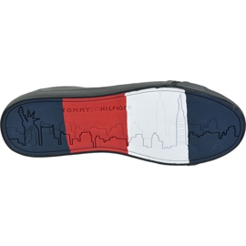 Chaussures Tommy Hilfiger Flag Detail Leather Sneaker M FM0FM02576 Bds noir 3