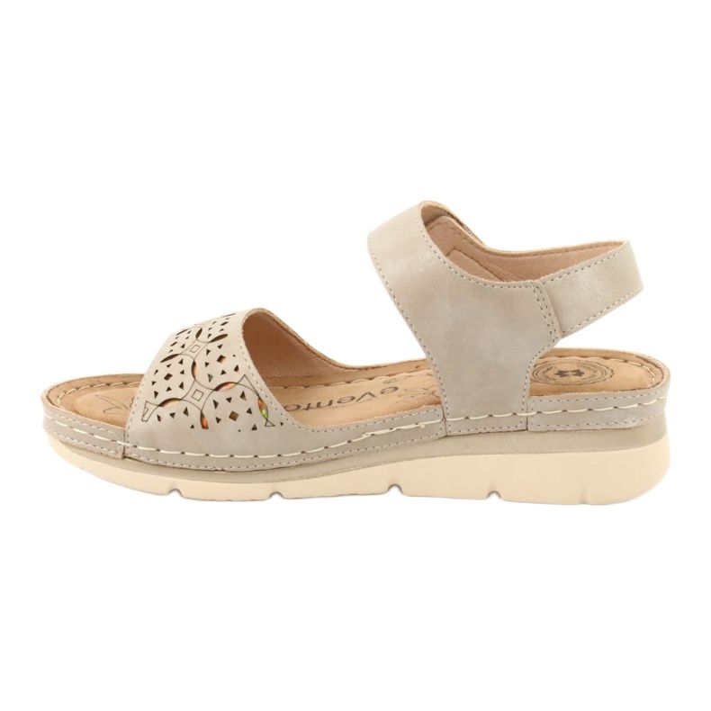 Evento Sandales beiges confortables 20SD98-1601 1