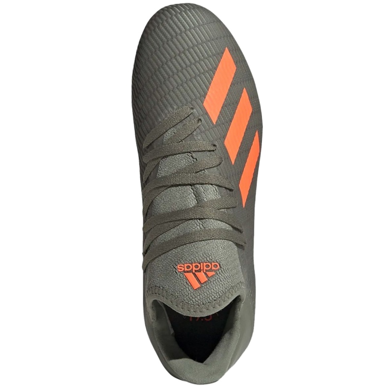 Chaussures de foot Adidas X 19.3 Fg Jr EF8374 kaki 1
