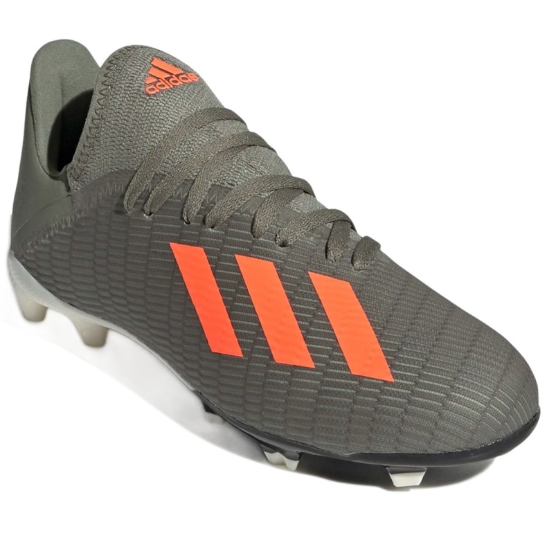 Chaussures de foot Adidas X 19.3 Fg Jr EF8374 kaki 3