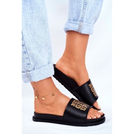 ADY Chaussons Femme Never Give Up2 Or Noir le noir 3