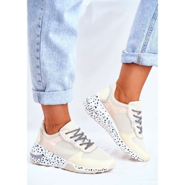 Chaussures Sport Femme Hidden Wedge Beige Pinky 1 Chaussures Sport Femme Hidden Wedge Beige Pinky 1