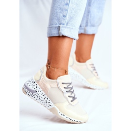 Chaussures Sport Femme Hidden Wedge Beige Pinky 2 Chaussures Sport Femme Hidden Wedge Beige Pinky 2