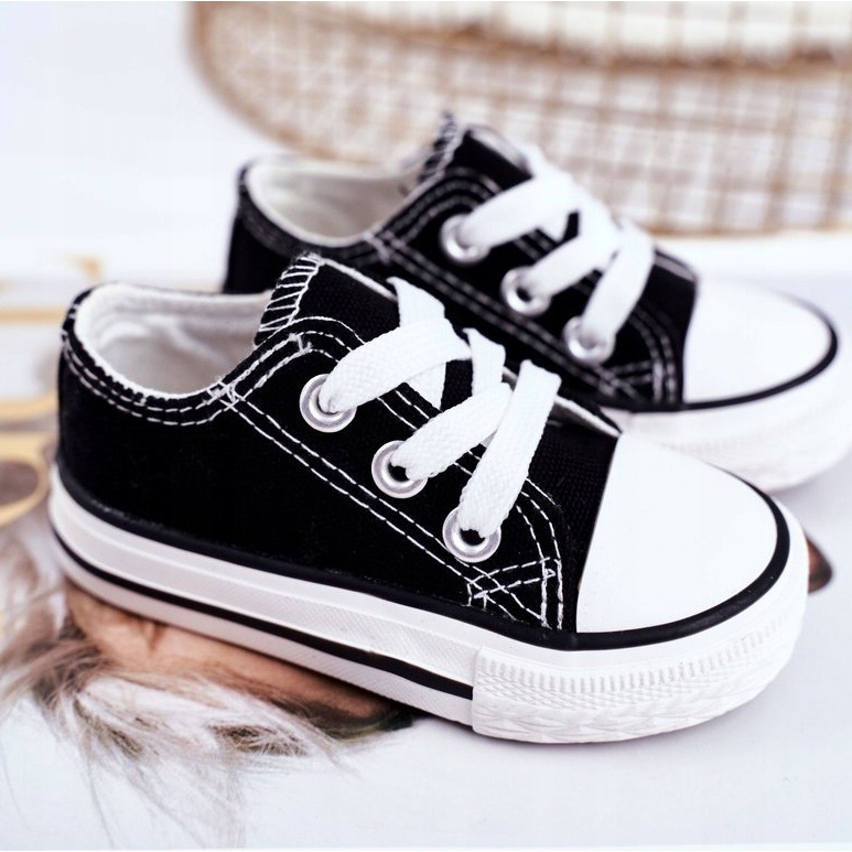 FRROCK Baskets classiques noires Filemon pour enfants le noir 1