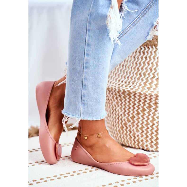 Ballerines En Caoutchouc Parfumées Femme ZAXY Rose FF285052 2