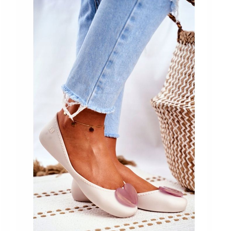 Ballerines Caoutchouc Parfumées Femme ZAXY Beige FF285051 2 Ballerines Caoutchouc Parfumées Femme ZAXY Beige FF285051 2