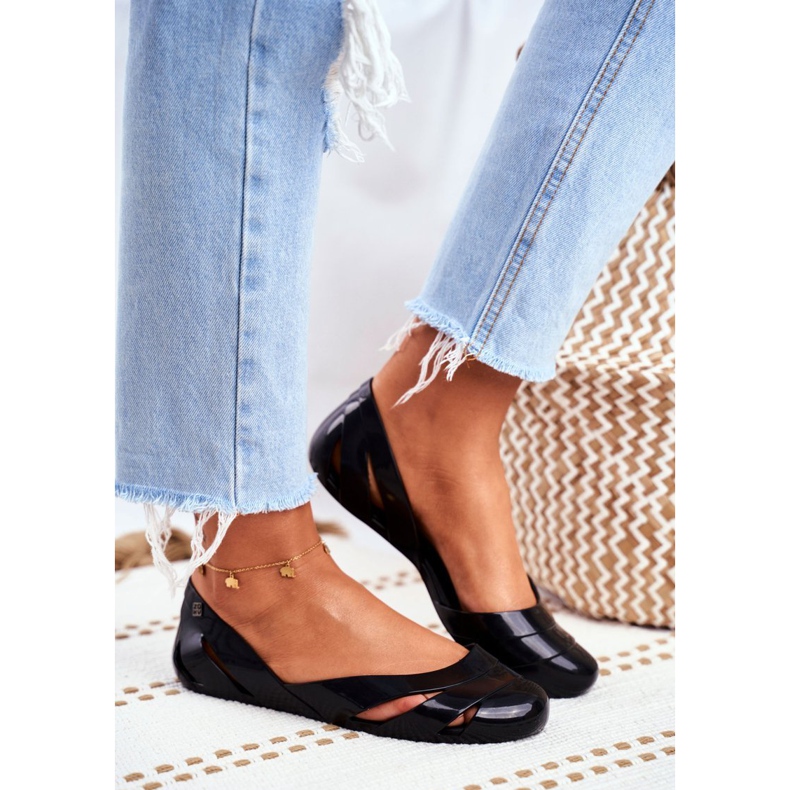 Ballerines En Caoutchouc Parfumées Femme ZAXY Noir FF285053 1