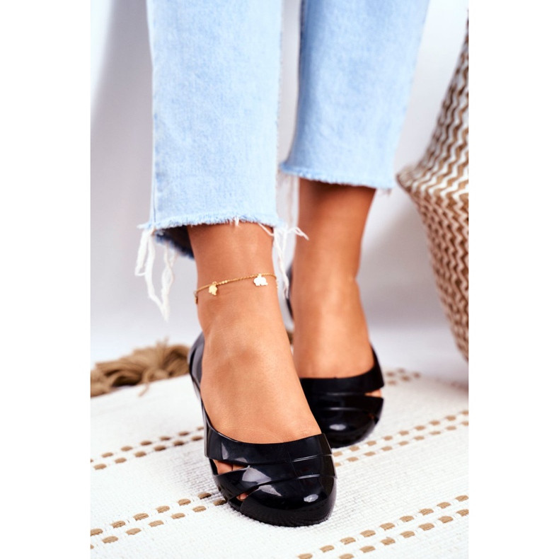 Ballerines En Caoutchouc Parfumées Femme ZAXY Noir FF285053 2